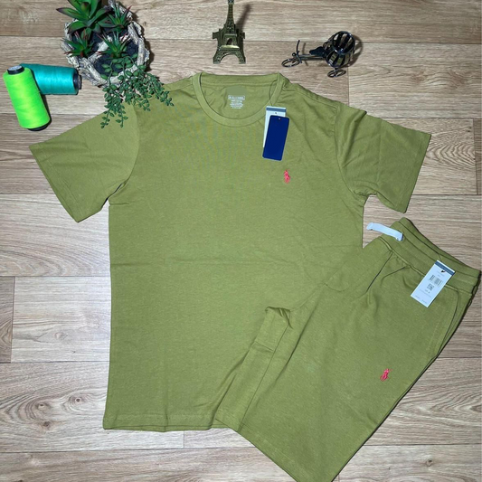 Olive Green Short Sleeve Set